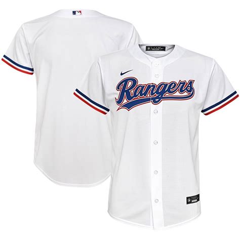 texas rangers nike youth home replica custom jersey - white|Texas Rangers Nike Home Replica Custom Jersey .